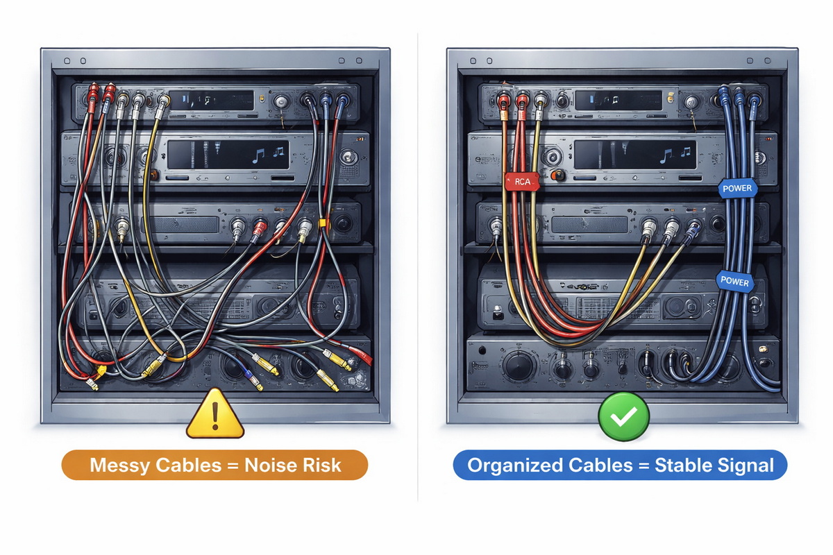 Good And Bad Cable Management