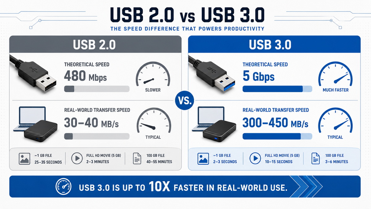 USB 3 0 Speed Comparison