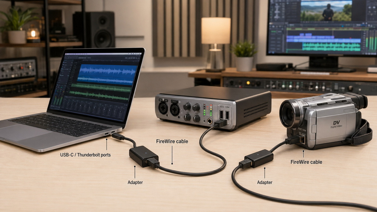 Professional Firewire Studio Setup