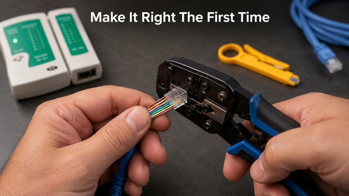 Step By Step Cable Crimping