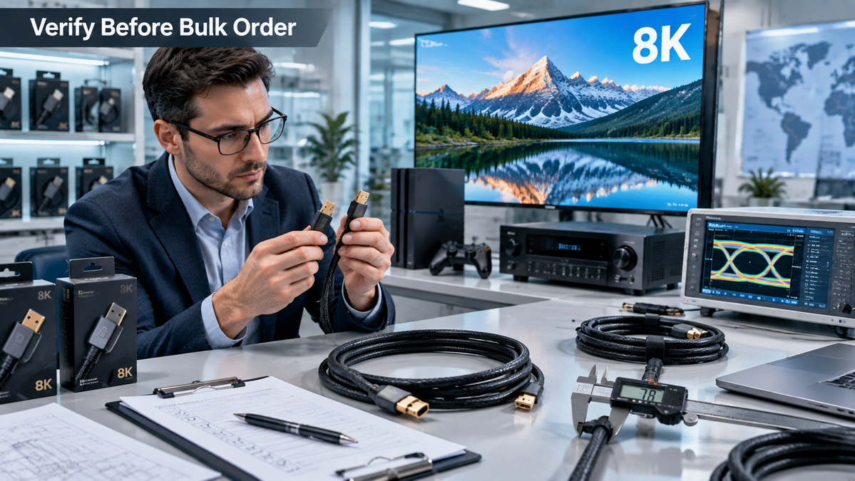 8K HDMI Cable Buyer Verification Process