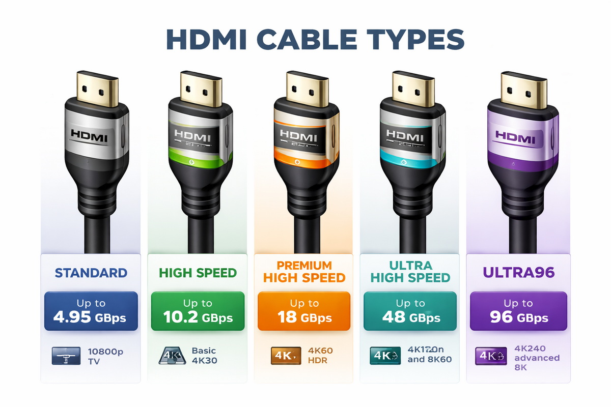 HDMI Cable Categories And Capabilities