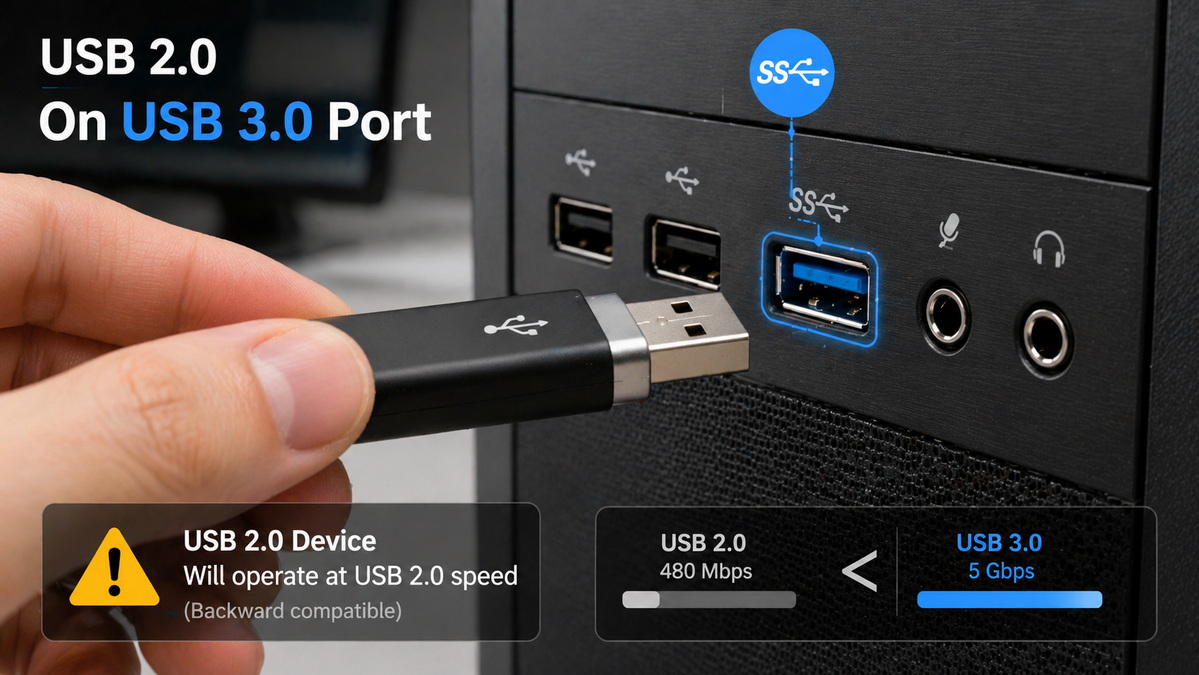 USB 2.0 Device On USB 3.0 Port
