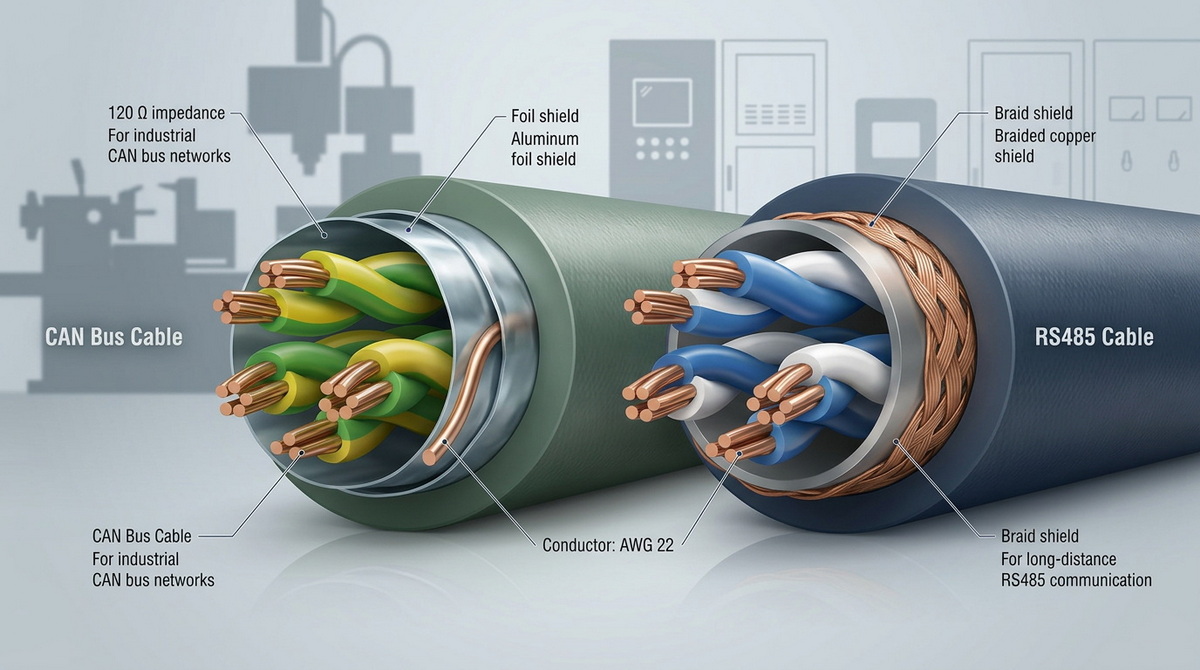 Industrial CAN And RS485 Cable Design