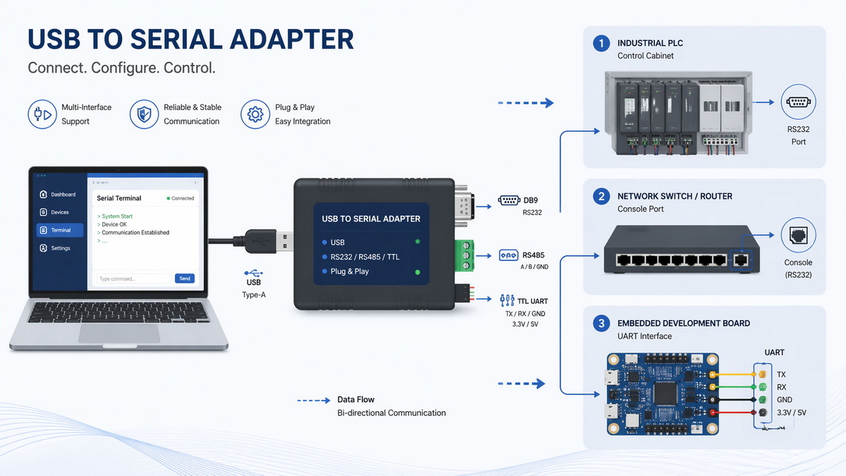 Are All USB To Serial Adapters The Same? An OEM Engineer's Practical Guide