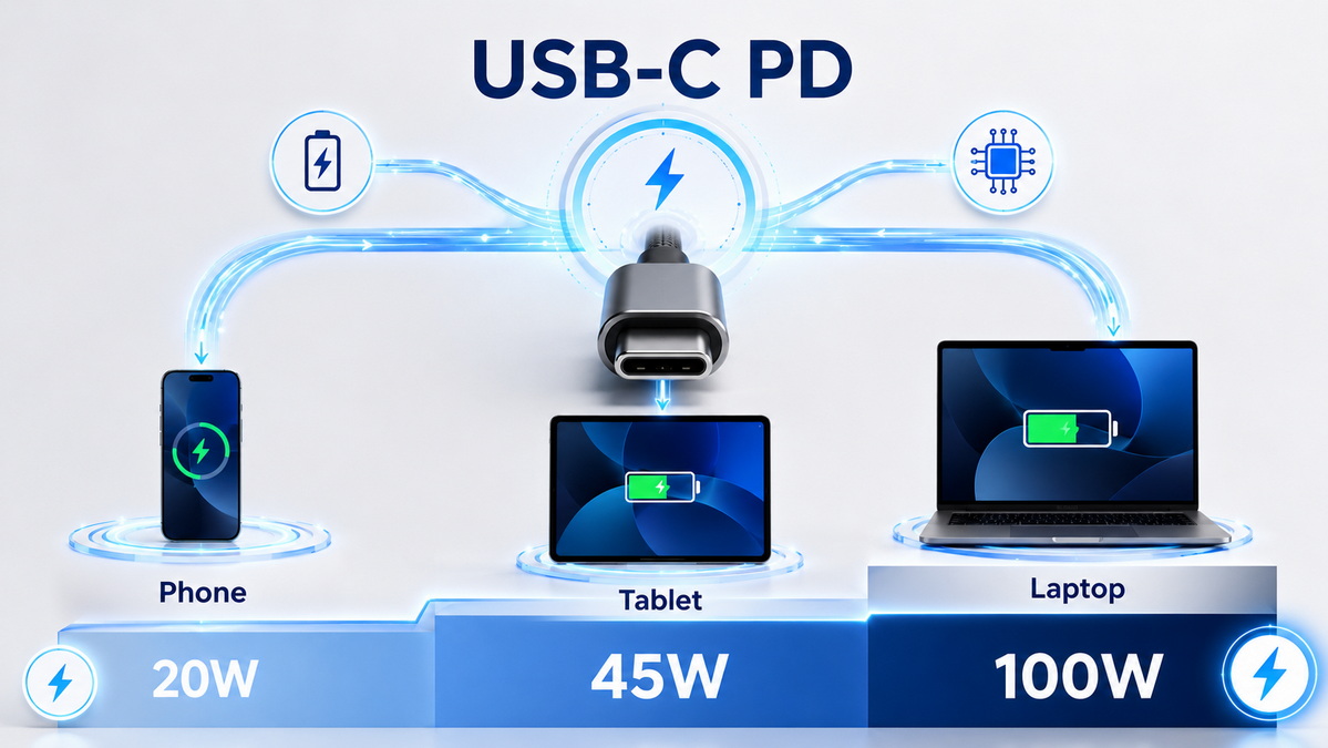 USB C Power Delivery Concept