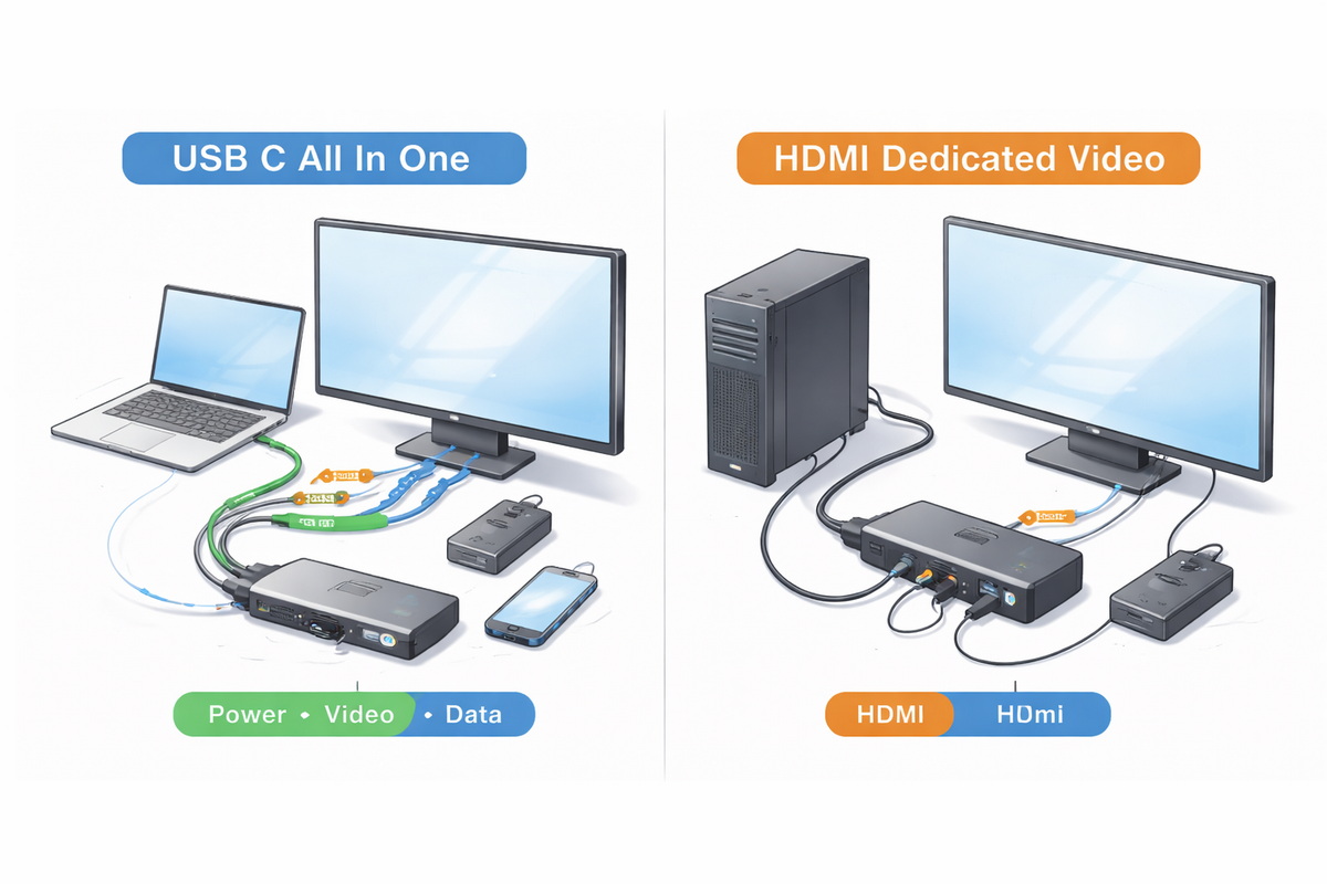 USB C Versus HDMI Use Cases