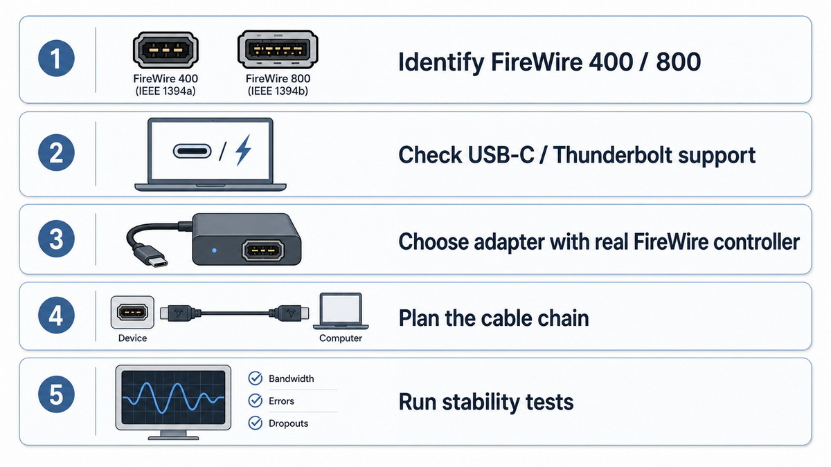 Firewire To Usb C Compatibility Checklist