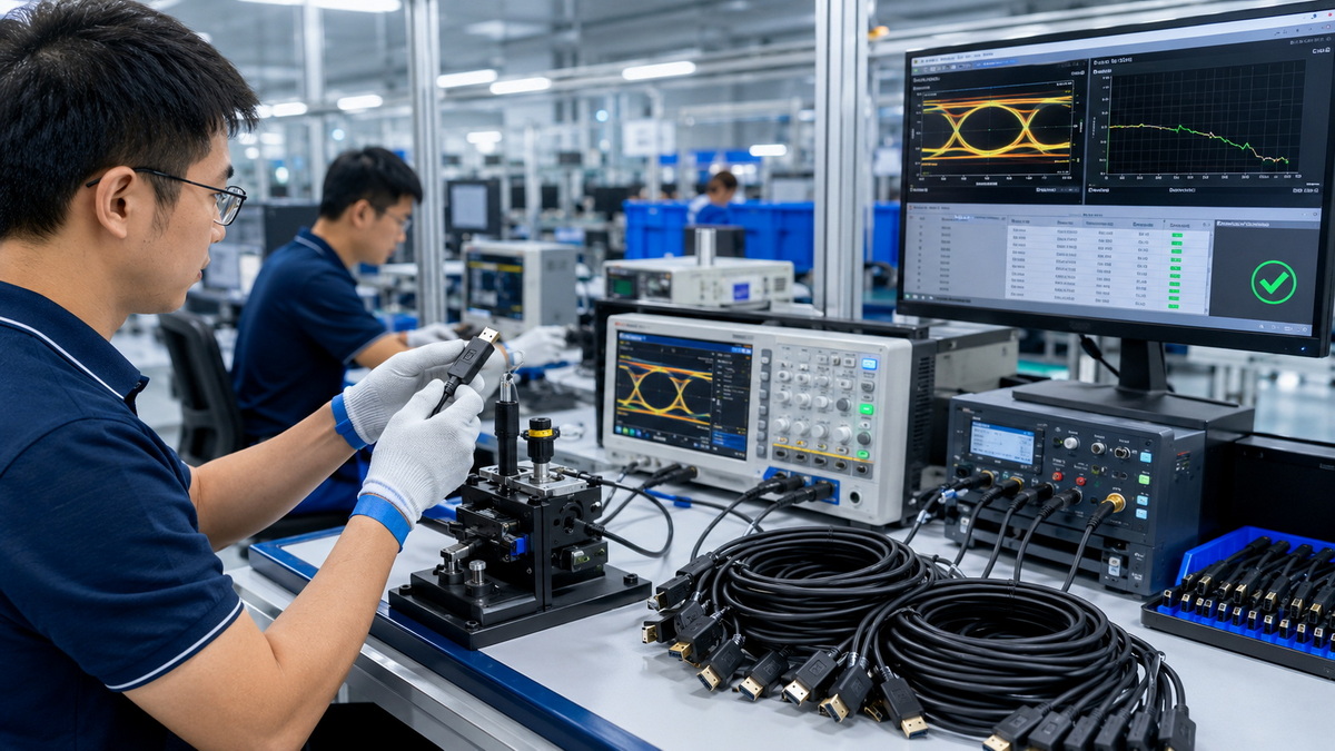 DisplayPort Cable Quality Testing