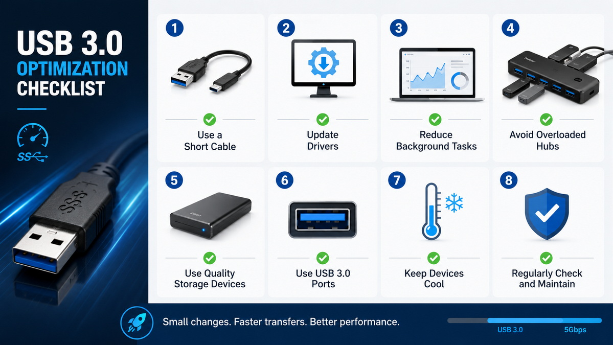 USB 3 0 Optimization Checklist